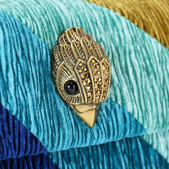 New - Kurt Geiger MINI VELVET KENSINGTON BAG - Picture 15 of 16